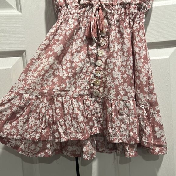 Tiare Hawaii Girls Floral Strapless Dress, Size XL - Picture 3 of 10